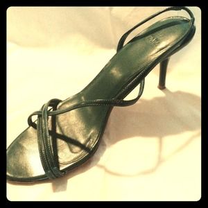 Zara- green strappy sandals