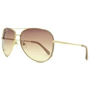 Michael Kors Sicily aviator sunglasses gold/dune