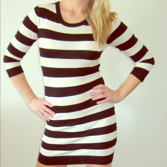 French Connection striped dress