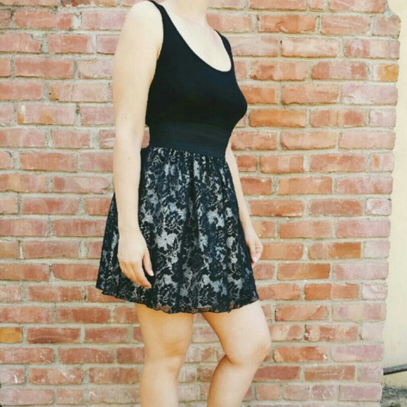 Black tank dress