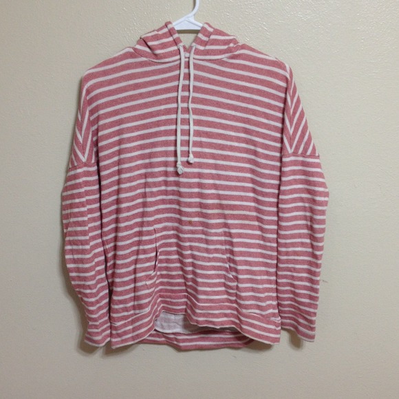 Forever 21 striped hoodie