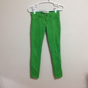 Hollister green jegging