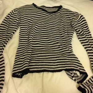 Black and white sweater from brandy