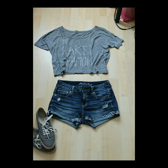 Naked Famous crop tee