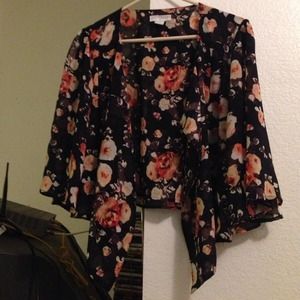 Floral cardigan
