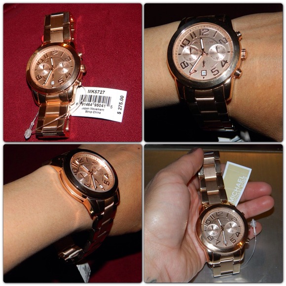 MICHAEL KORS Mid-Size Rose Golden Watch