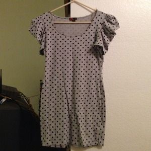 Polka dot rockabilly dress