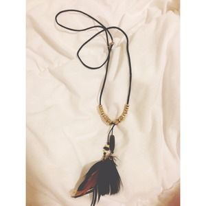 Vintage Feather Necklace