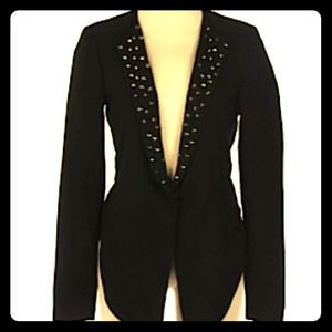Black blazer with spikes
