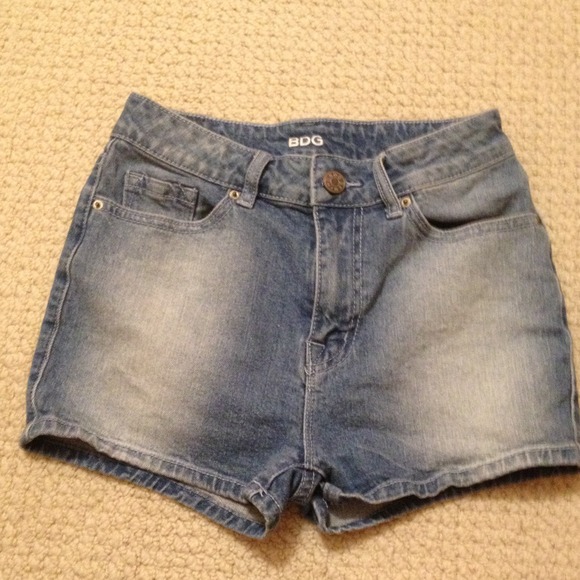 High waisted (original blue) denim shorts