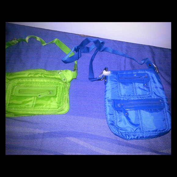 NWOT blue cross body bags