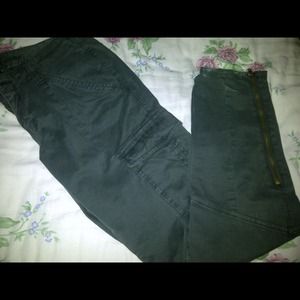 GAP Army Green Cargo Skinny Pants