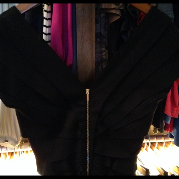 FENDI wool crepe ruffle cocktail dress - Picture 4 of 4