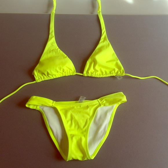 Victoria's Secret Other - Victoria secret neon yellow bikini