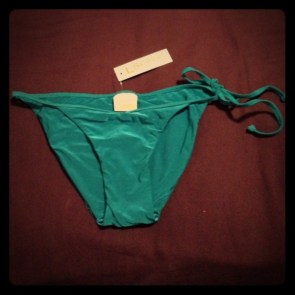 Teal bathing suit bottom size XS