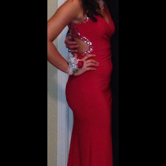 Red Prom Dress - Picture 2 of 4
