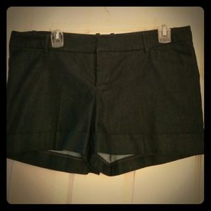 Short shorts - dark blue dressy denim