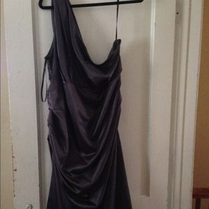 One Shoulder Evening Dress