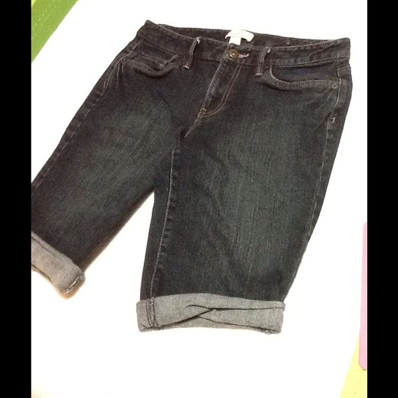 Denim bermuda shorts