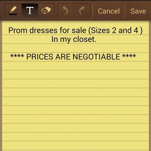 Prom dresses