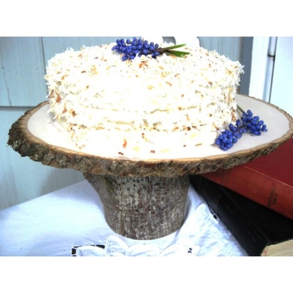 Wedding Wood cake stand