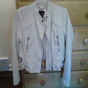 ON HOLD Crop moto leather jacket