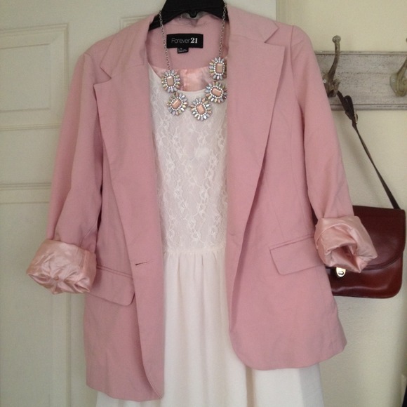 Pink blazer