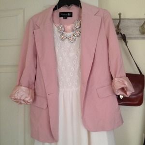 Pink blazer