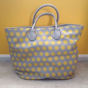 Polka dot tote