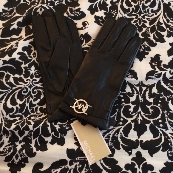 Michael Kors leather gloves