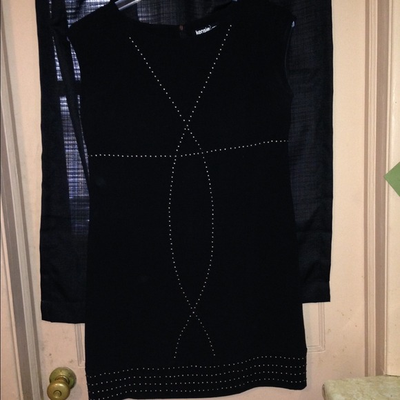 REDUCED Short Kensie black studded dress