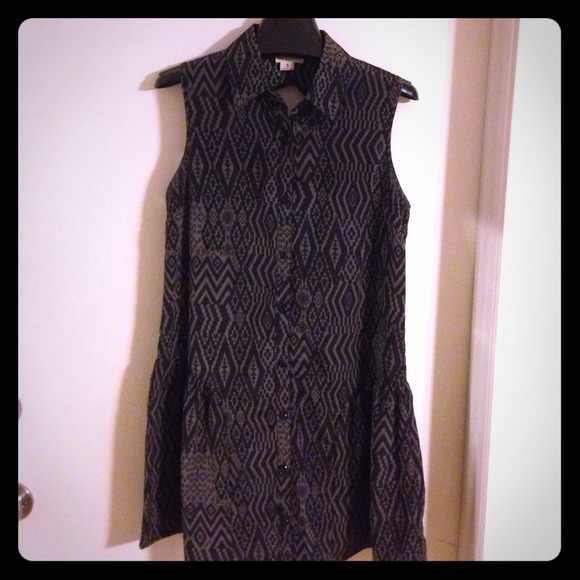 Black & brown tunic