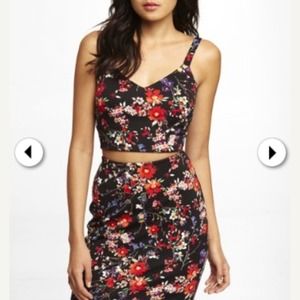 Express Cropped Top & Midi Skirt