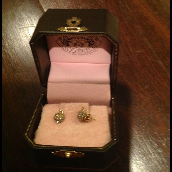 JUICY COUTURE EARRINGS! SEPARATELY! BOW AND LOCK - Picture 2 of 4
