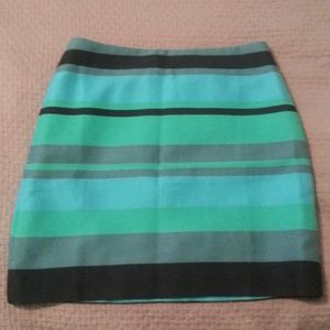 LOFT Striped skirt