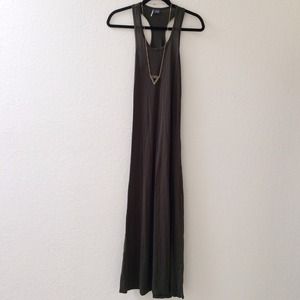 ARMY GREEN MAXI DRESS
