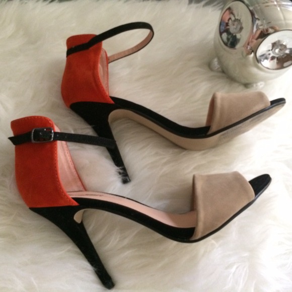 Zara Inspired Color Block Sandal Heels✨lenalorenc