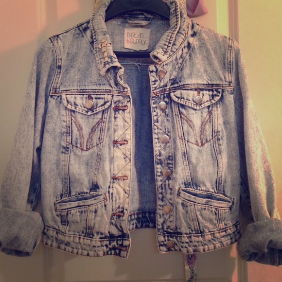 Light washed jean jacket