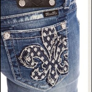 Miss Me Fleur De Lis Jeans
