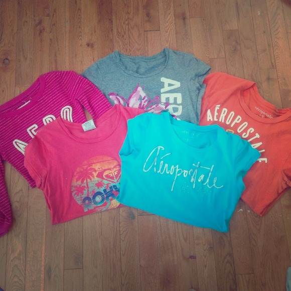 Aeropostale and Roxy shirts