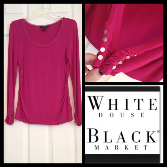BUNDLED/ SOLD White House Black Market pink top