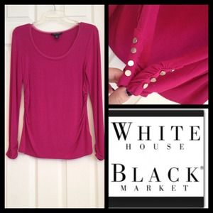 BUNDLED/ SOLD White House Black Market pink top