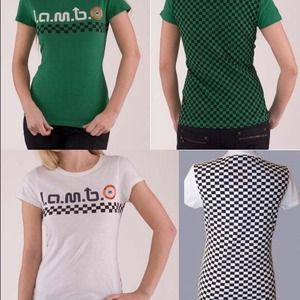 L.A.M.B. Gwen Stefani Checkerboard Tee White XS
