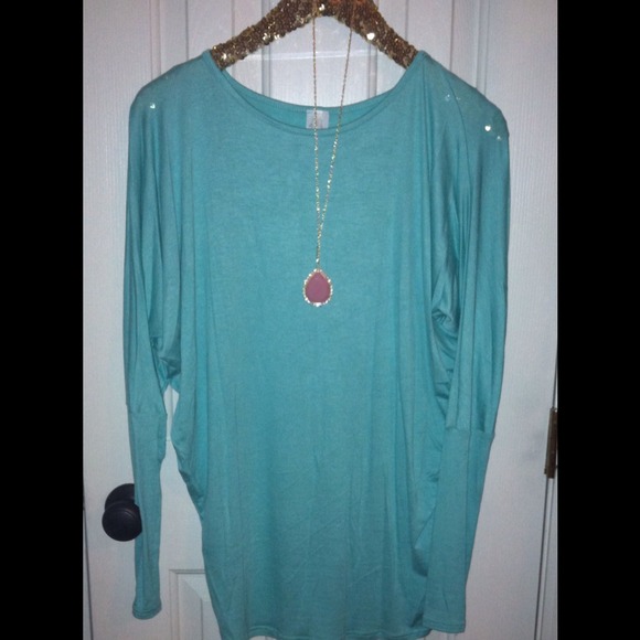 Flowy Mint Top