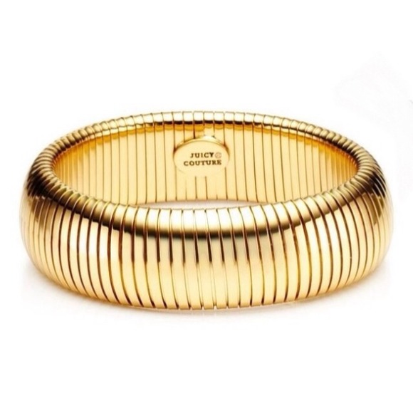 'Juicy Couture’ Gold Coil Bangle