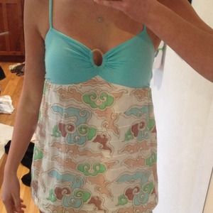 Free people tank top shirt/cover up