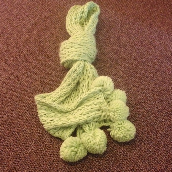 Lime Green Soft Scarf