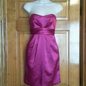 Deep fushia formal dress