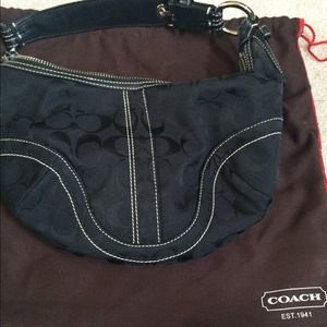 REDUCED!!!!  Black coach bag