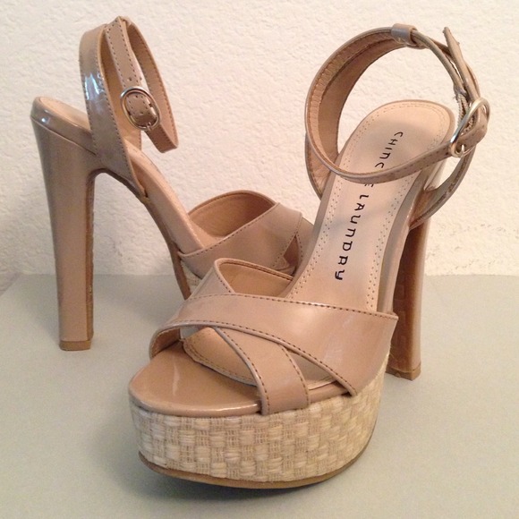 Chinese Laundry Shoes - chinese laundry nude patent sandal style heels